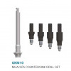 MUA/GFA Countersink Drill Set