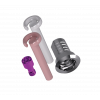 Mini (Short) Extragrade Titanium Abutment Set - Diameter 3.5mm - Height 5.7mm